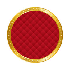 Wall Mural - gold decorative frame with flashy design