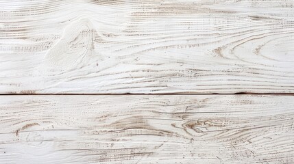 Wall Mural - White Wooden Plank Texture