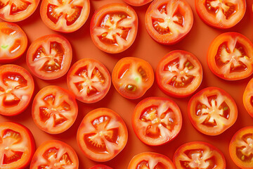 Tomato Slices Background