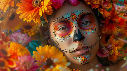 Wall Mural - expansive scene of hispanic heritage