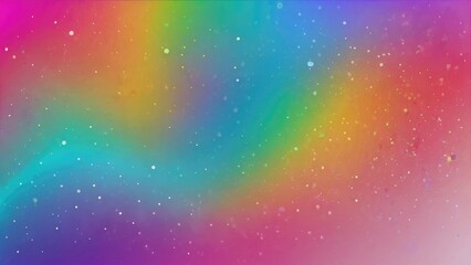 Wall Mural - Pastel Rainbow Gradient with Sparkles