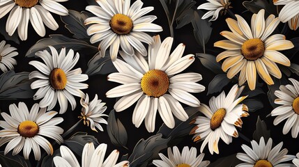 Wall Mural - beautiful close up white flowers