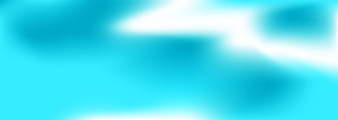 Aufkleber - Bright blue holographic background. Abstract blue liquid gradient creative banner. Blurred soft blend color gradation minimalist background. Vector illustration.