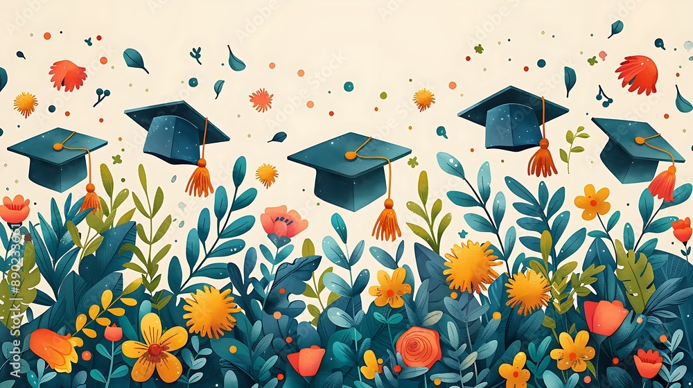 Graduation announcement open area and writing space available on the ...