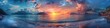© Alona - Panoramic Sunset View of Ocean Landscape with Fantasy Island in the Background