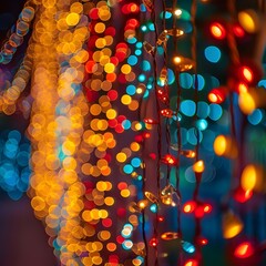 Sticker - Festive Light Bokeh
