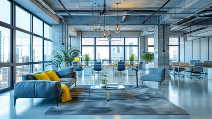 Wall Mural - Modern Open Office Space