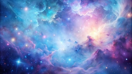 abstract blue and pink galaxy