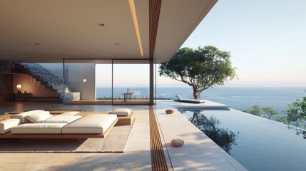 Wall Mural - Modern Luxury Seaside Villa