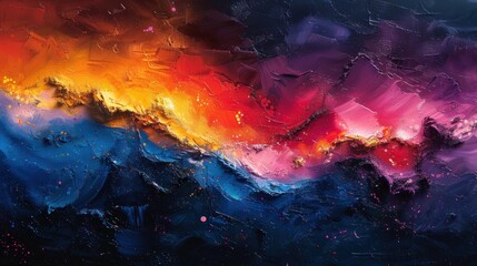 Wall Mural - Abstract Cosmic Art