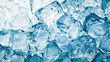 © sharafmaksumov - Large Ice Chunks on Cool Blue Background