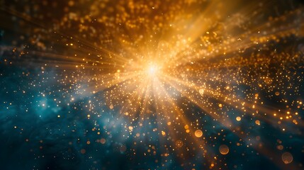 Wall Mural - vibrant energy rays of new possibilities and dynamic beginnings