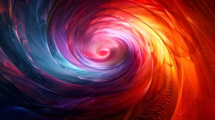 Wall Mural - vibrant spiral journey symbolizing new directions and opportunities