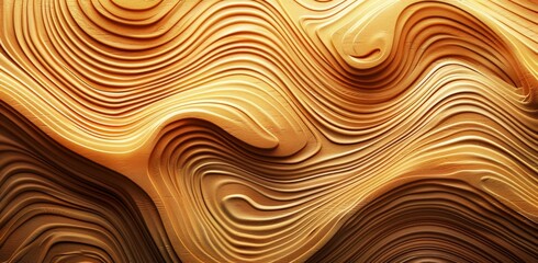 Sticker - Modern wood grain pattern on a brown background