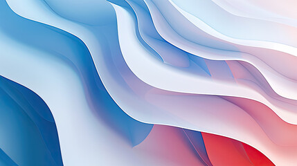 Canvas Print - Gradient 3d fluid background vector design