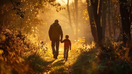 Poster - The Grandfather and Grandson Walk