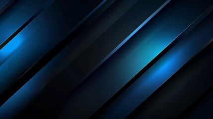 Wall Mural - abstract diagonal stripes blue black background