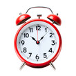 © Photonix - Classic red alarm clock isolated on white or transparent background
