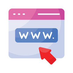 Wall Mural - get this amazing icon of web browser, ready to use vector