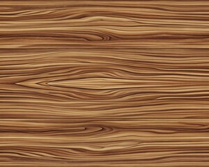 Wall Mural - Richly detailed uniform walnut wood texture with prominent horizontal veins, ideal as a vector background or lining boards for design and architectural projects.