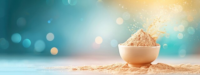 Wall Mural - yeast-based feed supplements for livestock growth, yeast feed supplements, cutting-edge microbial nu