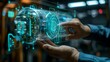 © acnaleksy - Augmented reality interface, guiding assembly process, digital
