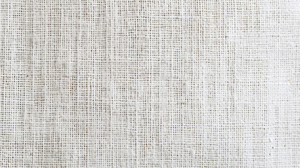 Canvas Print - White Woven Fabric Texture Background.