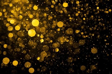 Wall Mural - Golden Bokeh Abstract