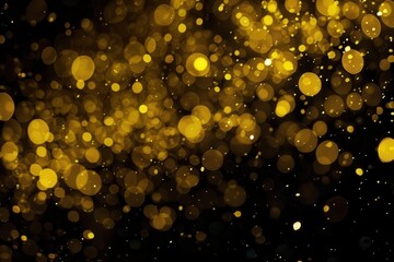 Wall Mural - Golden Bokeh Background