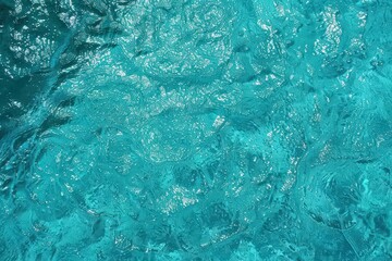 Poster - Abstract Turquoise Water Texture