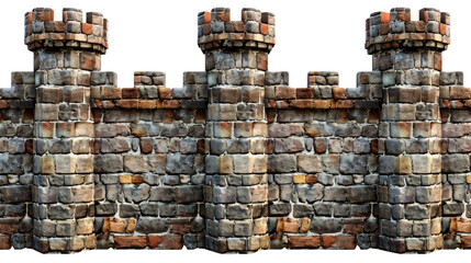 Castle walls transparent background