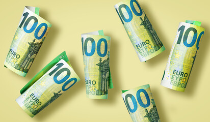 Canvas Print - Euro Banknoten