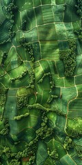 Wall Mural - green plantation