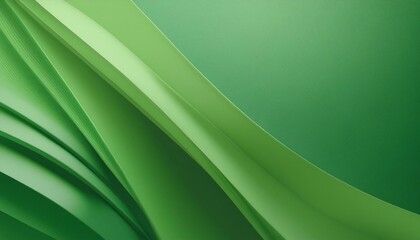 Wall Mural - Layers of silk drapery on top of an abstract green background