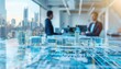 © InkCrafts - Commercial Real Estate Development Blueprinting, blueprinting for commercial real estate development with an image featuring developers and investors planning office buildings