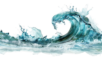 Sea wave transparent background