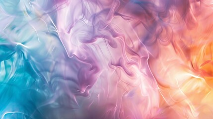 Canvas Print - a stunning abstract artwork capturing the ethereal blending of pastel hues, creating a soft and soot