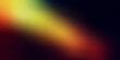 © Grainy background - Ziarniste gradientowe tło w kolorach czarny żółty pomarańczowy szum tekstura na tapecie. Szablon baneru lub plakatu w stylu graficznym retro. Światła ledowe holo bokeh na projekcie okładki
