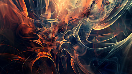 Wall Mural - Ethereal Flame Symphony