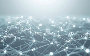 sophisticated grey and light blue tech background with minimalist network connections, perfect for a