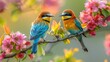 © Tuong - European Bee Eater Pair  at Pusztaszer, Hungary in May