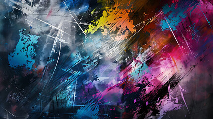 Wall Mural - Galactic Splatter Vision