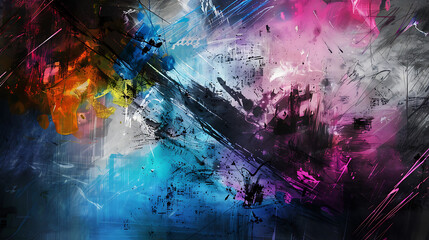 Wall Mural - Galactic Splatter Vision