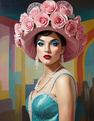 Wall Mural - Magic and Merriment: A Celebration of Beauty and Elegance