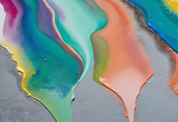Wall Mural - fluid design: a vibrant collection of abstract artwork