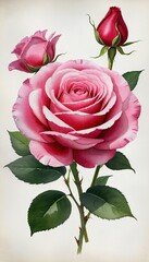 Wall Mural - bouquet of pink roses