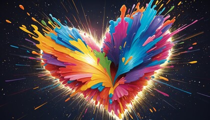 Wall Mural - vibrant and colorful design inspirations: explore the beauty of three-dimensional art