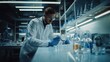 © ArtsybitDesign - Innovative Scientist Conducting Pioneering Research in a High-Tech Laboratory