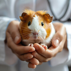 hamster in the hands