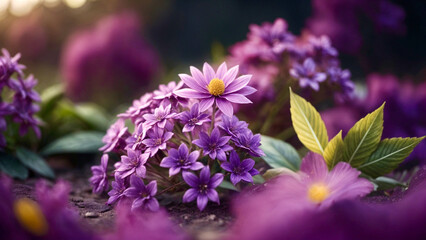 Wall Mural - flowers in the garden